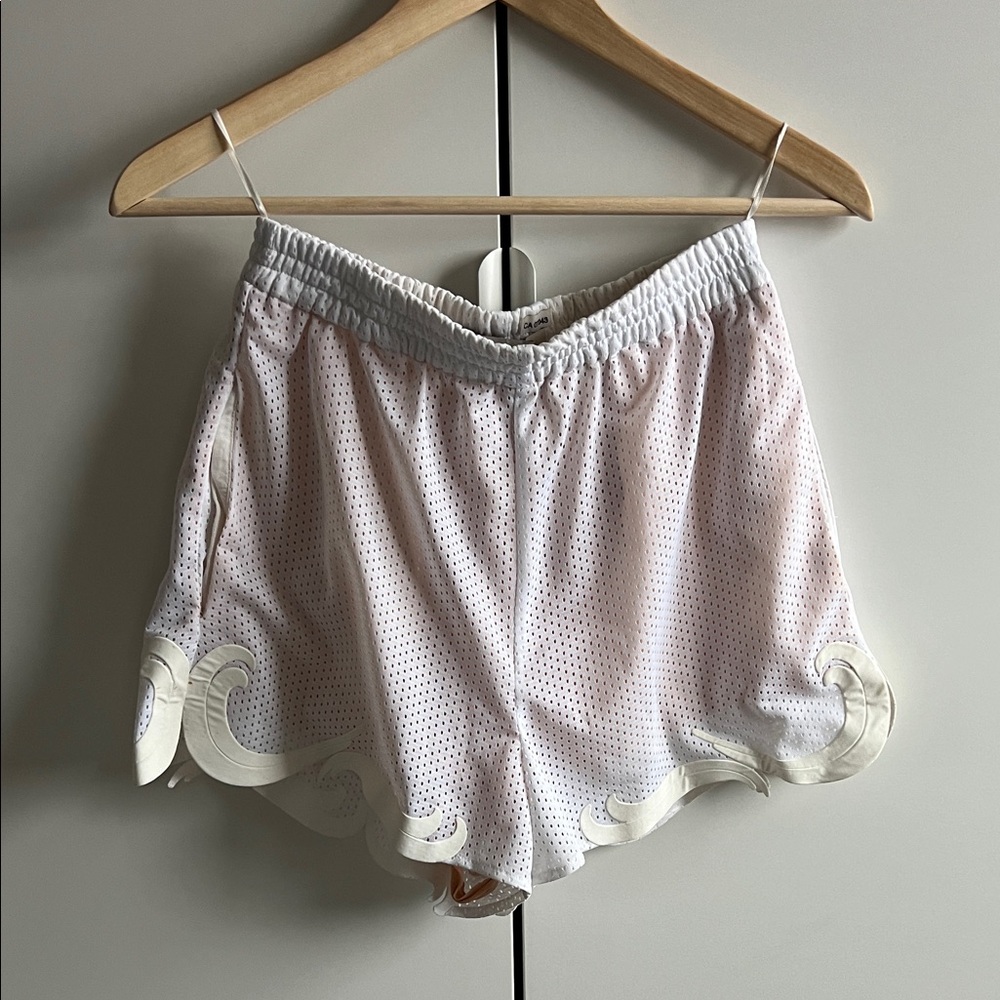 Stella McCartney mesh white shorts XS